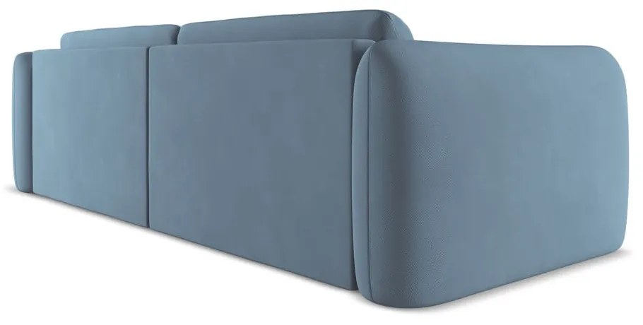 Jasnoniebieska sofa 210 cm Hoku – Makamii