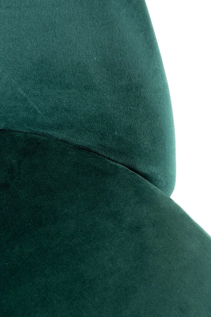 Zestaw 4 Krzese Vint Aksamitne Golden