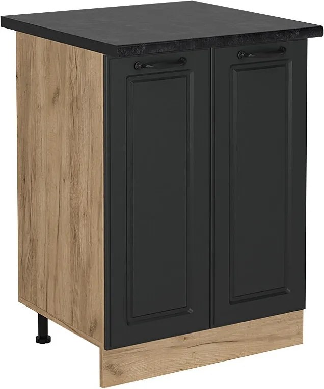 Szafki kuchenne antracytowy domek wiejski 60x60x81.6 r-line