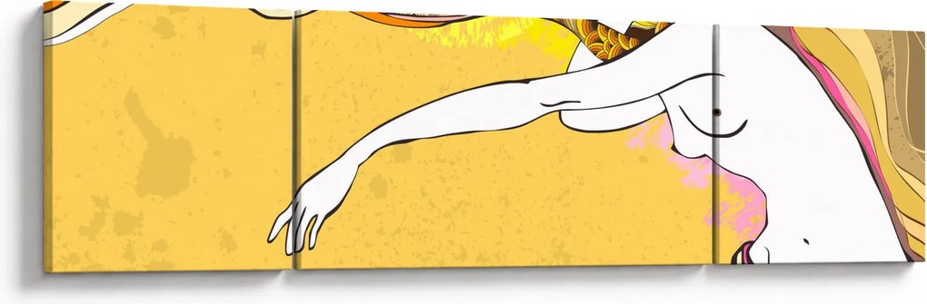 Obraz - Dziewczyna (170x50 cm)