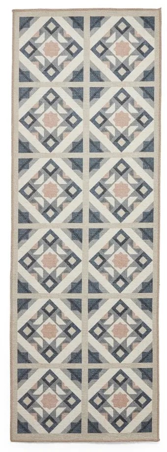 Szaro-kremowy chodnik odpowiedni do prania 61x170 cm Victoria Orange – Think Rugs