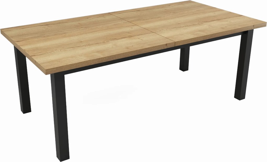 Stół prostokątny rozkładany 100x200/300 Halifax R-6 + nogi drewniane