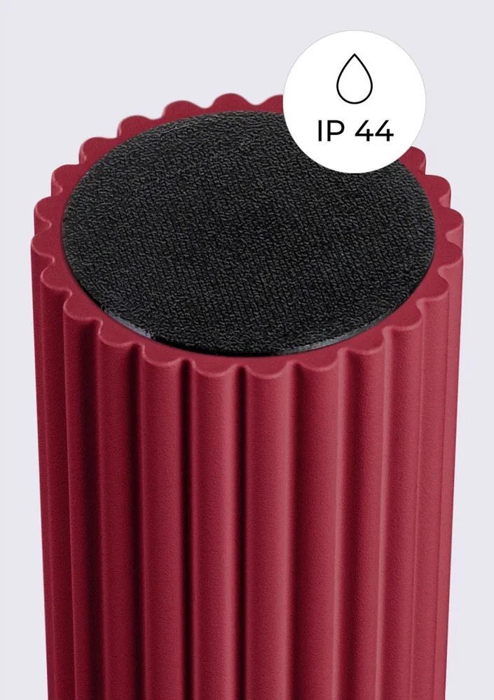 Bordowa lampa sufitowa ze szklanym kloszem ø 12 cm Orbital – Sollux