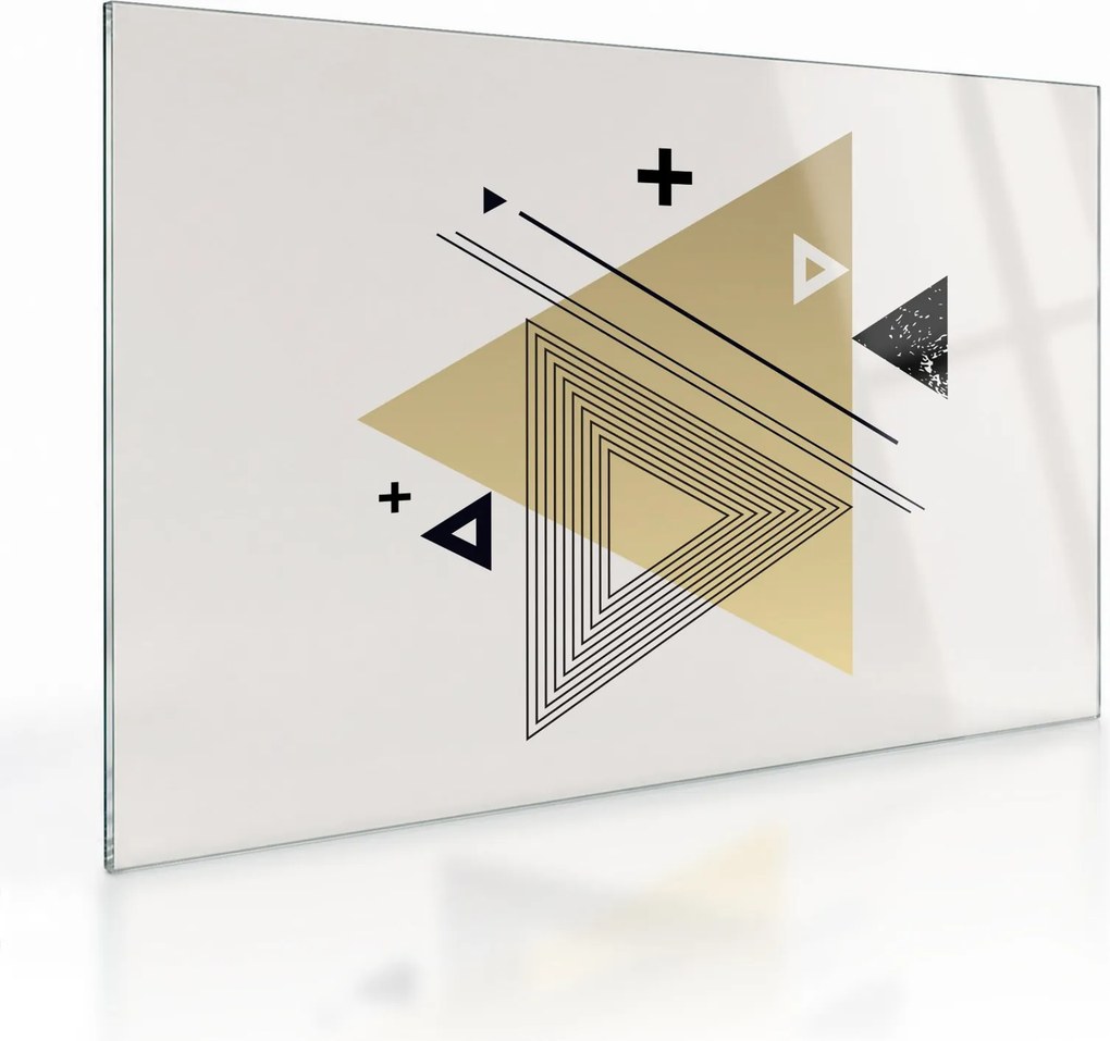 Obraz na szkle - Kształty geometryczne N⁰4 (70x50 cm)