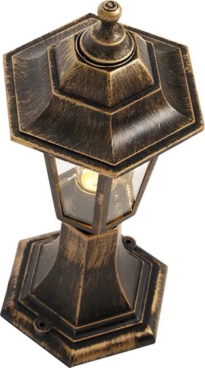 Lampa zewnętrzna antyczne złoto 42 cm IP44 - New Haven