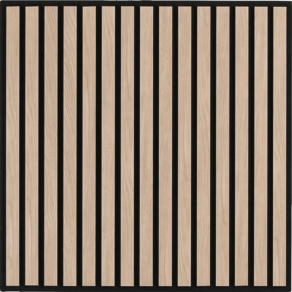 Drewniany sufitowy panel akustyczny, 595 x 595 mm, B2BP008, 4 szt., dąb sonoma