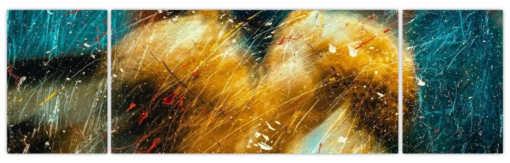 Obraz - Całujące się anioły (170x50 cm)