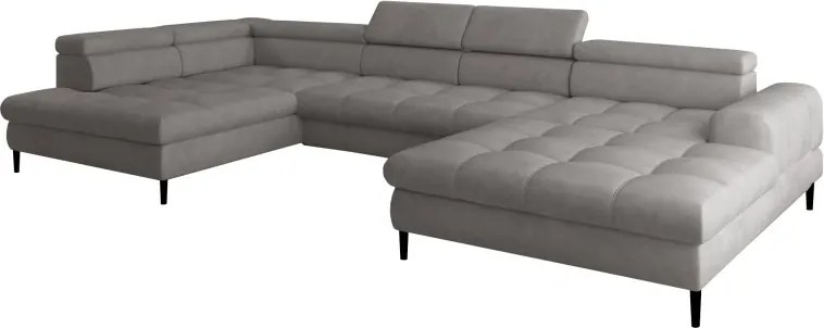 Narożnik VOSS XL układ U Lewostronny z funkcją spania i pojemnikiem WERSAL