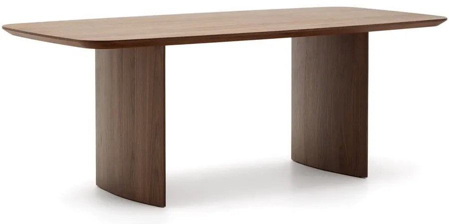 Brązowy stół w dekorze orzecha 100x200 cm Litto – Kave Home