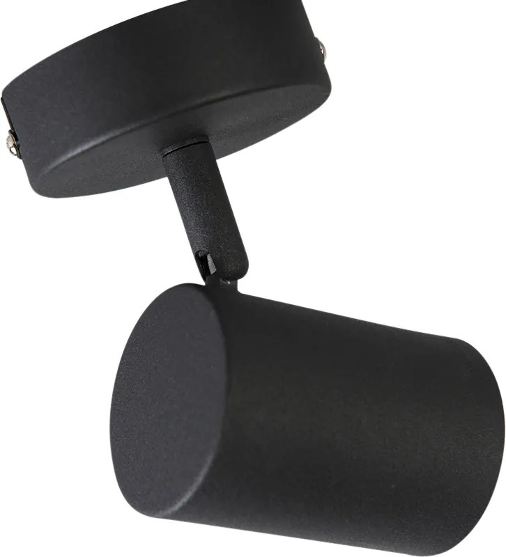 Inteligentny reflektor czarny z WiFi GU10 z regulacją - Jeana