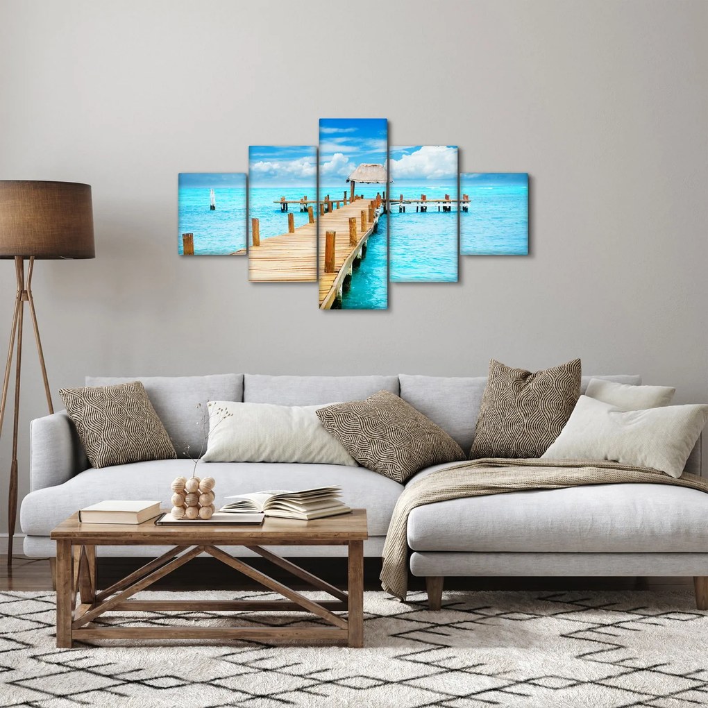 Obraz - Molo (125x70 cm)