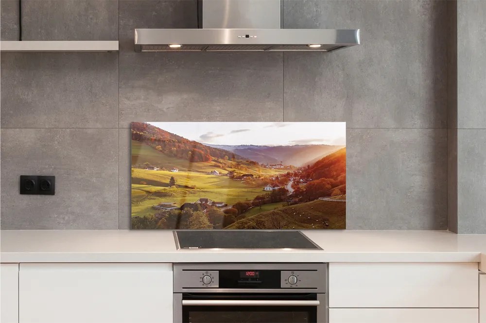 Panel Szklany Dolina w Objęciach Lasu