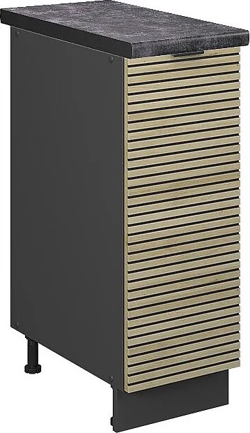 Szafka apteczna panel dębowy 30x60x82 fame-line