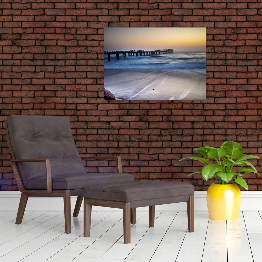 Obraz na szkle portu w Namibii (70x50 cm)