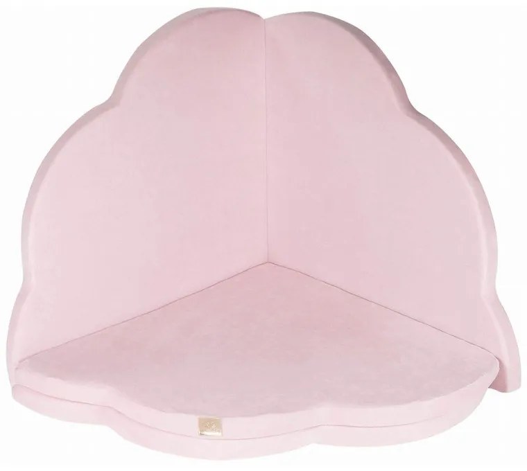 Jasnoróżowa mata do zabawy dla dzieci 160x160 cm – Meowbaby