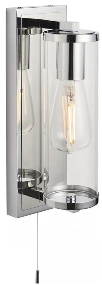 Endon 94074-Kinkiet łazienkowy TAYLOR 1xE27/10W/230V IP44 chrom błyszczący