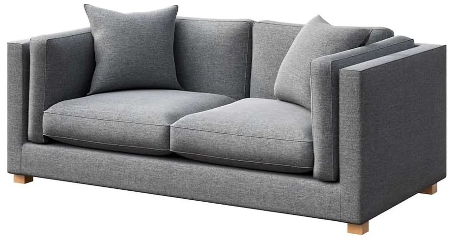 Szara sofa 195 cm Pomo – Ame Yens