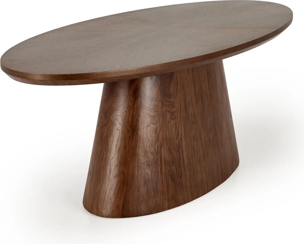 Stół z owalnym blatem Vagner Halmar orzech