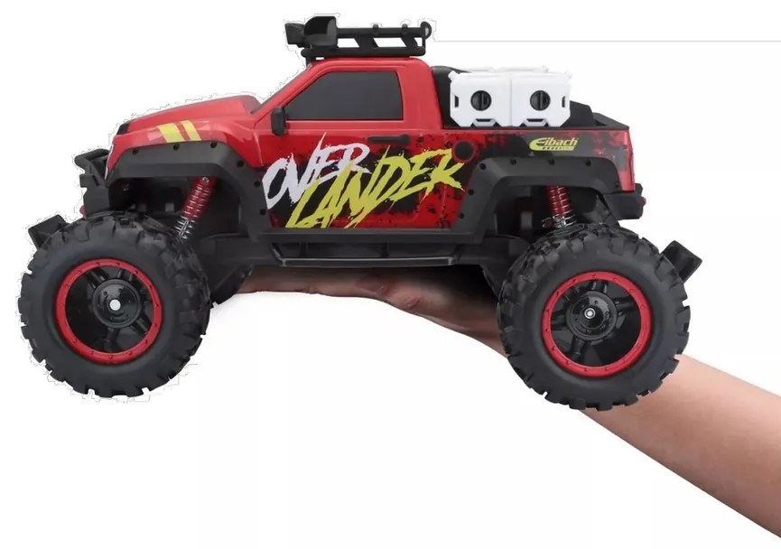 Maisto Tech RC, Overlander, 2.4 Ghz, czerwony