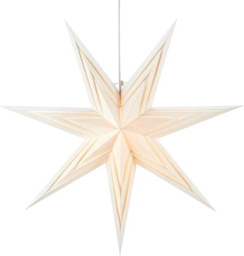 Biała wisząca dekoracja świetlna ze świątecznym motywem ø 70 cm Sombra – Markslöjd