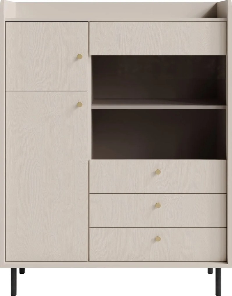 Komoda ASTREA 103,5 cm do Salonu Sypialni Odcienie beżu