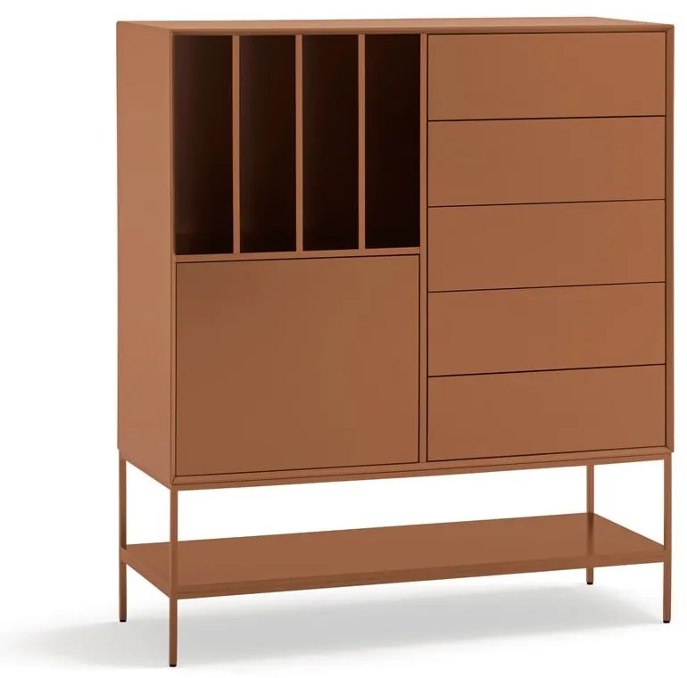 Ceglasta szafka 120x140x45 cm Platt – Teulat