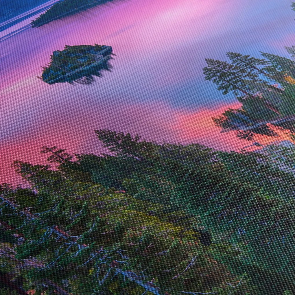 Obraz - Jezioro Tahoe, Sierra Nevada, Kalifornia, USA (z zegarem) (90x30 cm)