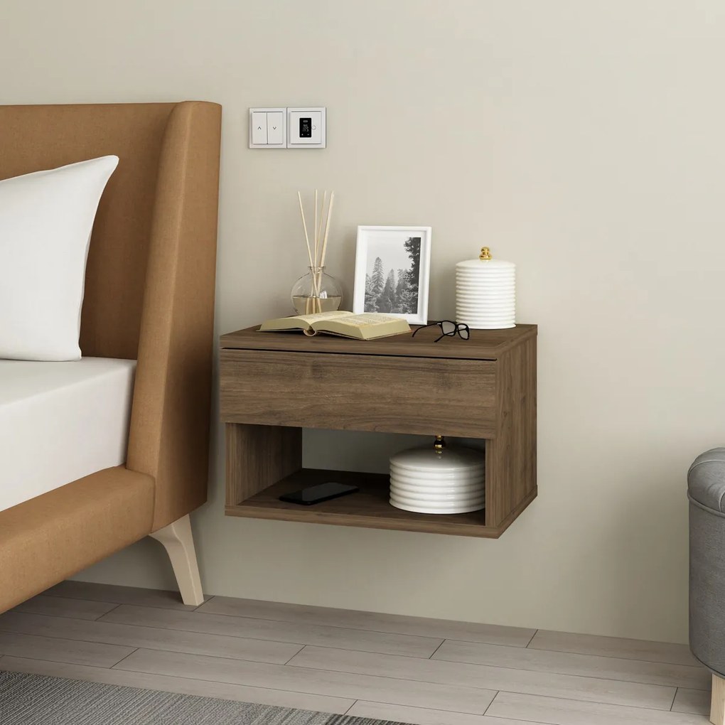 Stolik nocny Ribes Walnut