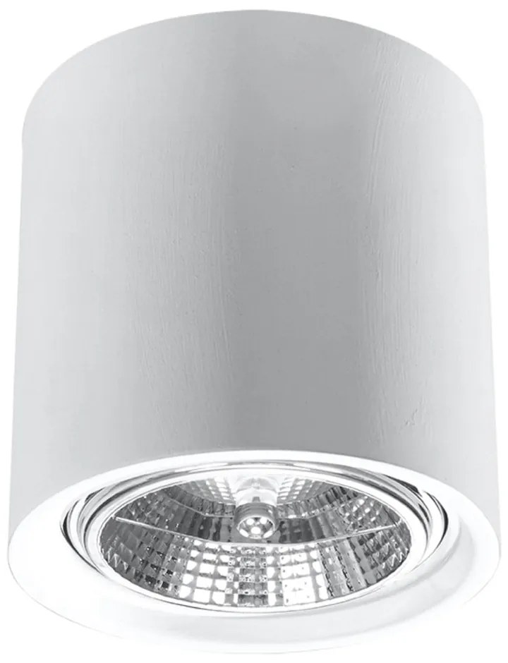 Biała lampa sufitowa ø 14,5 cm Roxa – Nice Lamps