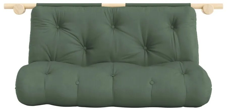 Zielona rozkładana sofa 135 cm Hooked – Karup Design