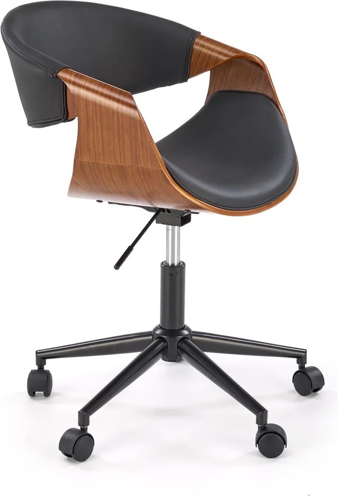 Obrotowe krzesło biurowe ze sklejki giętej Bilbo Halmar