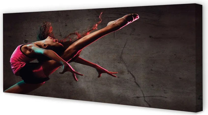 Obraz drukowany na płótnie Kobieta w Szpagacie