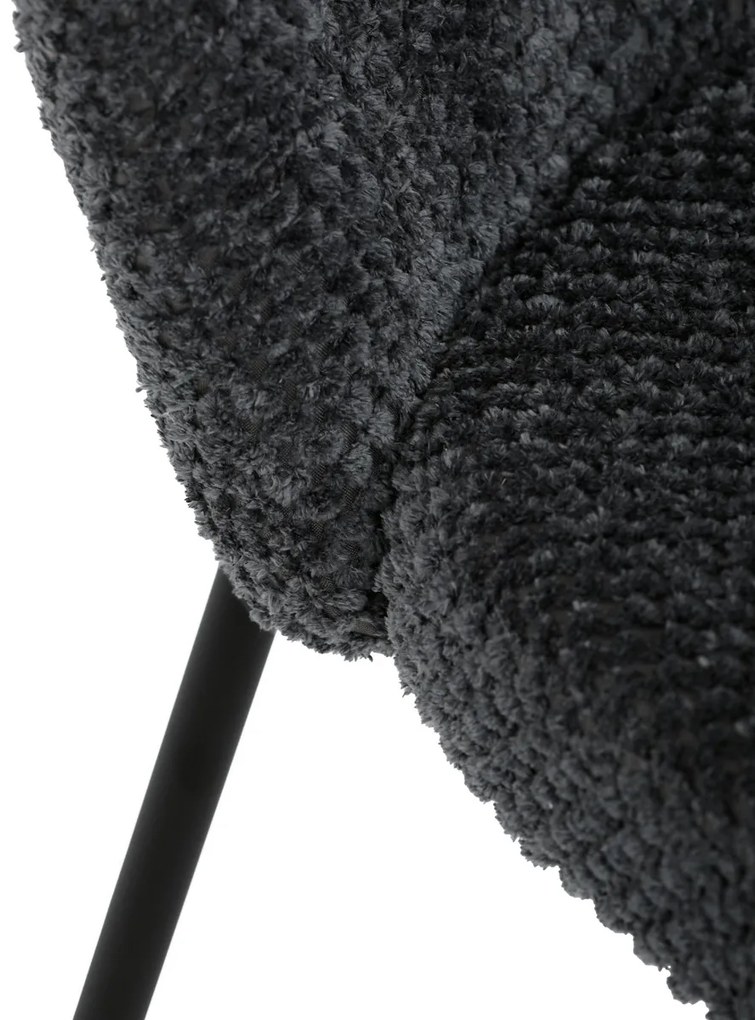 Zestaw krzeseł do jadalni Bouclé CT-W1077 GREY2, 4szt.