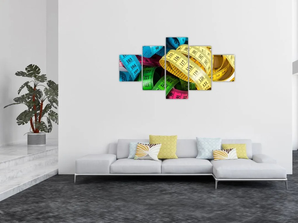 Obraz mierników koloru (125x70 cm)