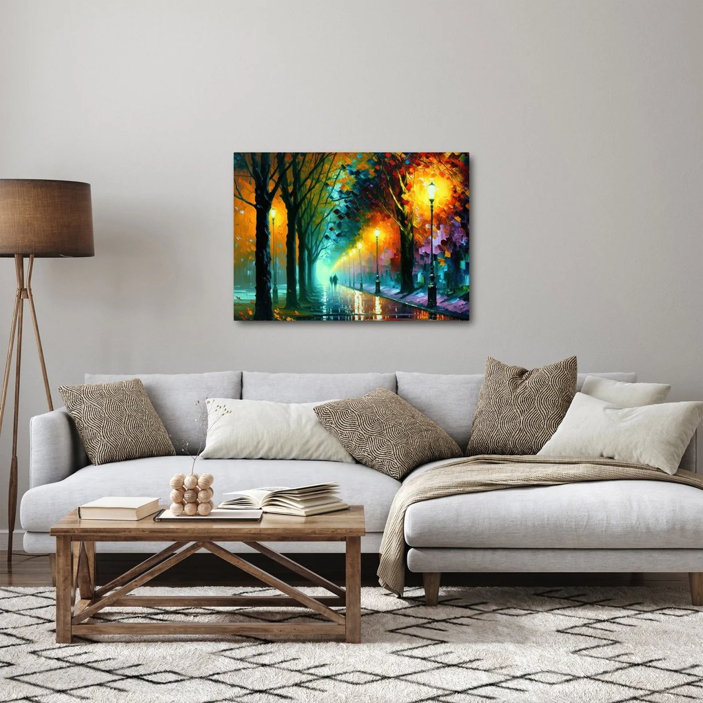 Obraz - Nocny spacer (70x50 cm)