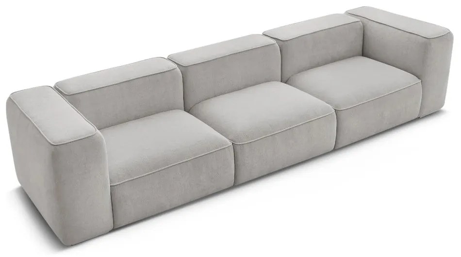 Jasnoszara sofa 345 cm Zephyr – Bobochic Paris