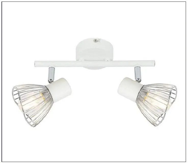 Biała lampa reflektorowa na listwie - V170-Merpix