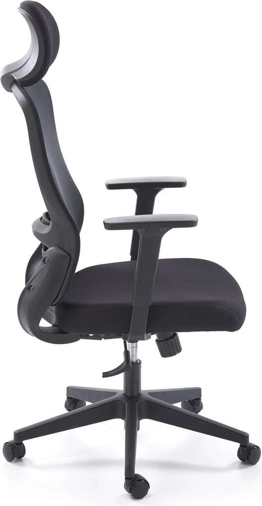 Regulowany fotel biurowy Sonar Halmar, zgodny z normą BHP