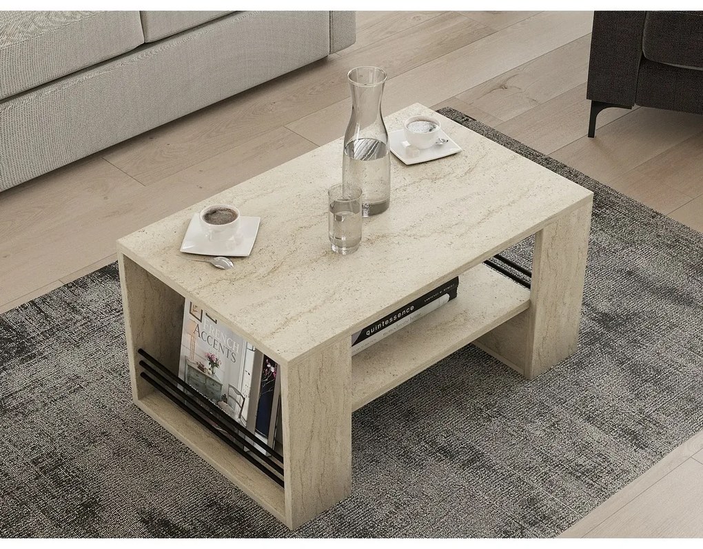 Stolik konferencyjny Iris Travertine