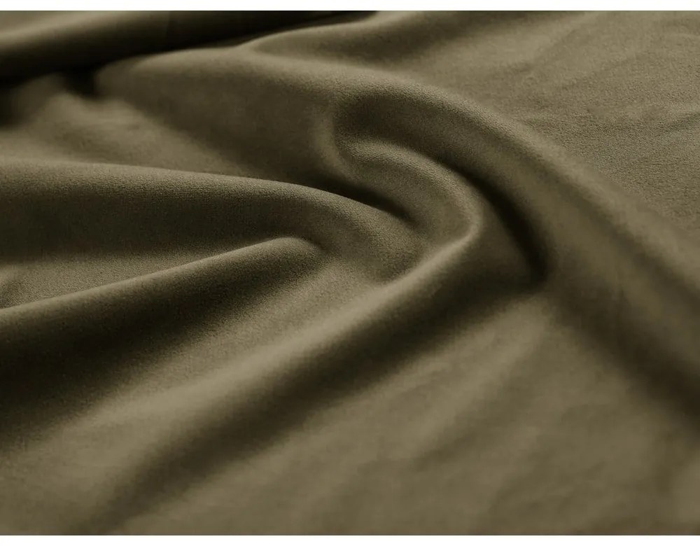 Zielone tapicerowane łóżko dwuosobowe ze schowkiem/bez zagłówka ze stelażem 160x200 cm Susan – Micadoni