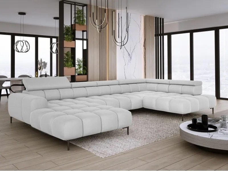 Narożnik PLAZA XL z elektryczną regulacją siedziska WERSAL