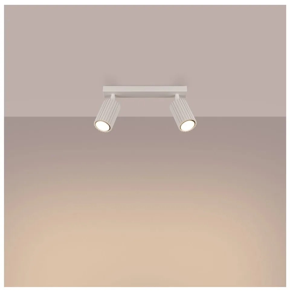 Kremowa lampa sufitowa 6,5x30 cm Gleam – Nice Lamps