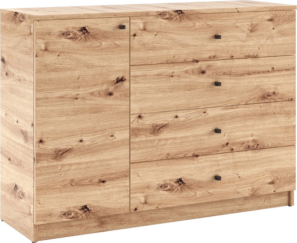 Komoda NATURIO 120 cm do Salonu Sypialni Dąb artisan