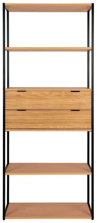 Regał w dekorze jesionu w naturalnym kolorze 84,5x200 cm Minato – House Nordic