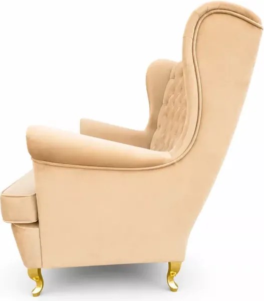 Designerska sofa uszak 2 osobowa głęboko pikowana