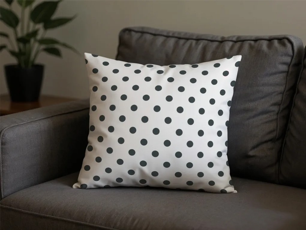 Dekoracyjna poszewka na poduszkę COLAM GREY 45x45 cm, szary