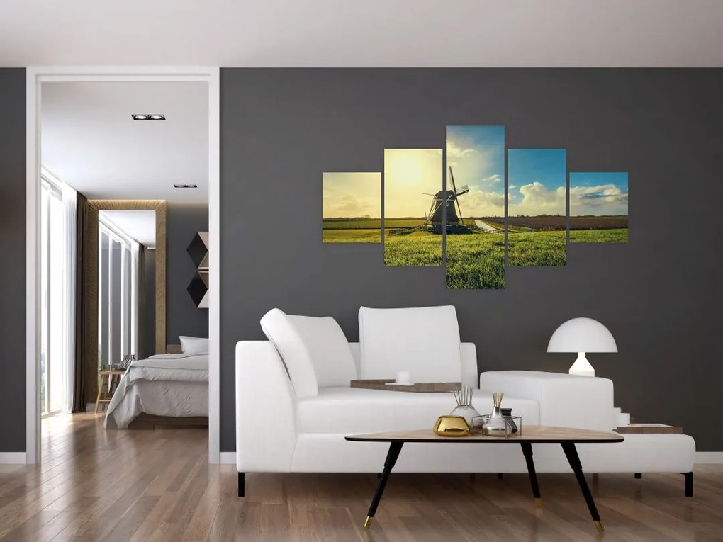 Obraz - Wiatrak (125x70 cm)