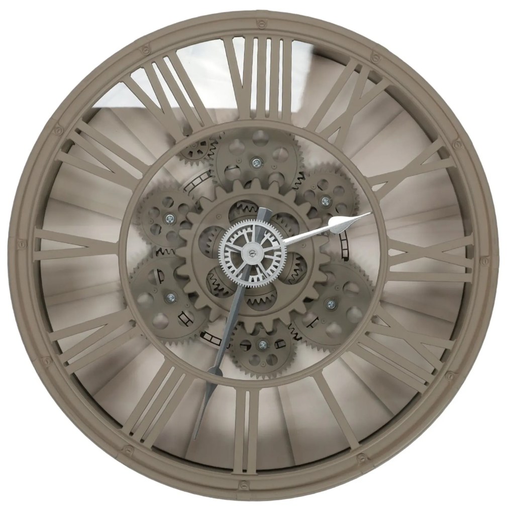 Zegar ścienny z widocznym mechanizmem, Ø 39 cm