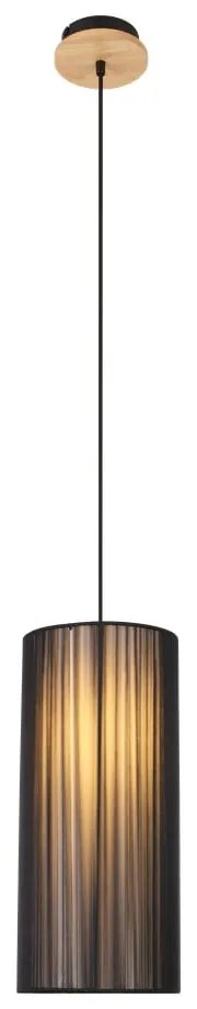 Lampa wisząca z tekstylnym kloszem ø 18 cm Kioto – Candellux Lighting