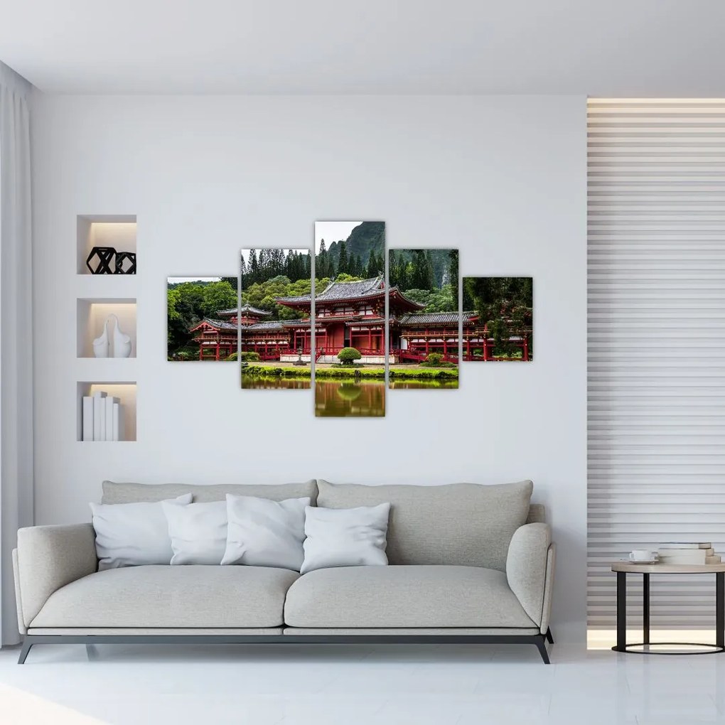 Obraz - klasztor buddyjski (125x70 cm)